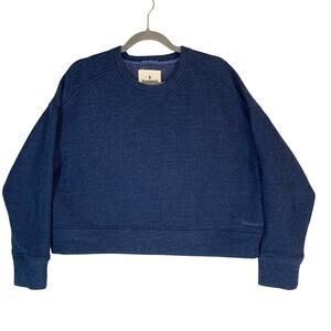 Smartwool Blue Sweater XL Blue Sweatshirt Merino Blend Pullover Casual Outdoor